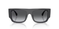 Chanel Eyewear CH5549 Logo-Plaque Rectangle-Frame Sunglasses — Grey