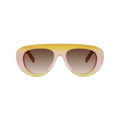 Celine Eyewear CL40340U Pilot-Frame Sunglasses — Yellow