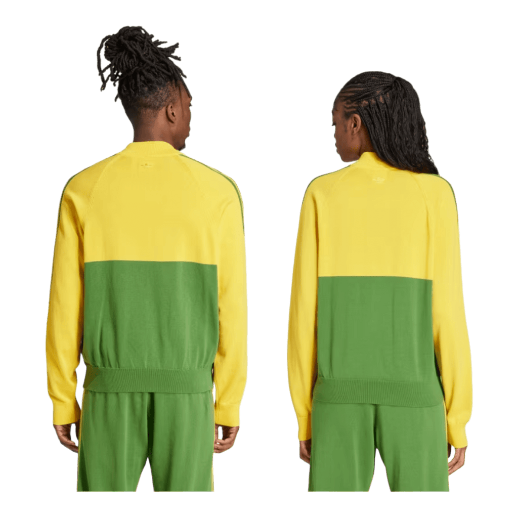 adidas Wales Bonner Nylon Knit Track Top Bold Gold / Crew Green IW1174