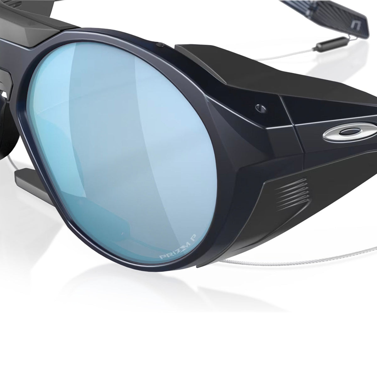 Clifden prizm deep water polarized Lenses,  matte translucent blue Frame