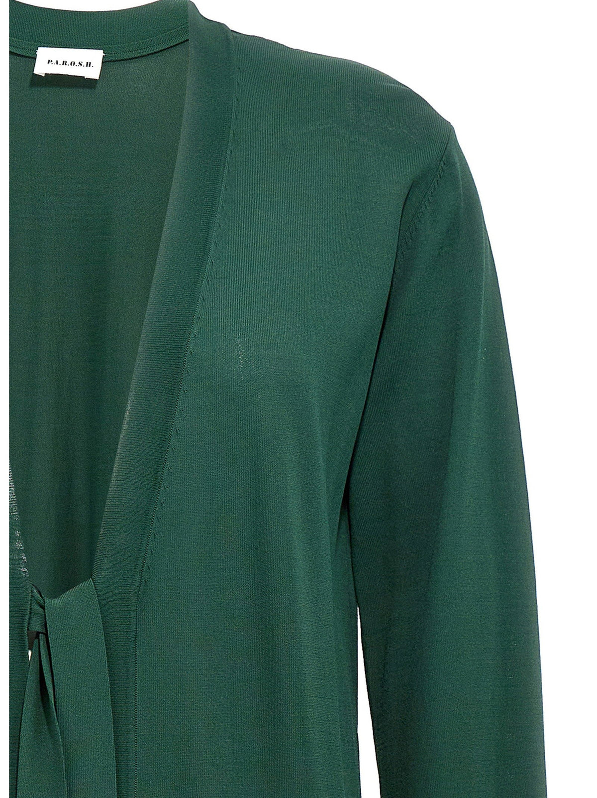 P.A.R.O.S.H. Viscose Blend Cardigan — Green