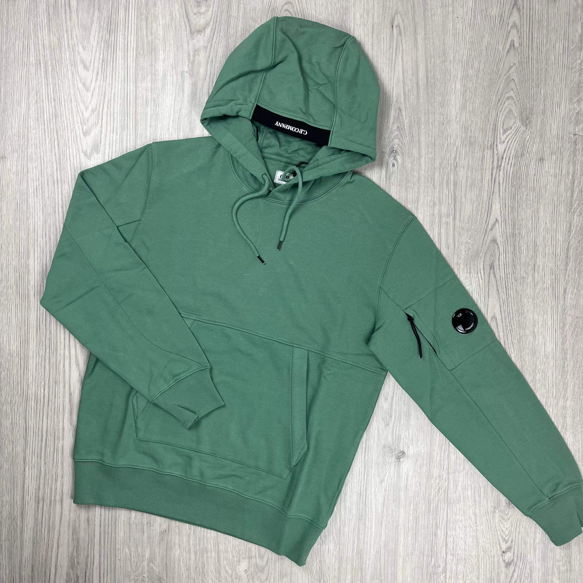 CP Company Raised Fleece Hoodie - Green Bay