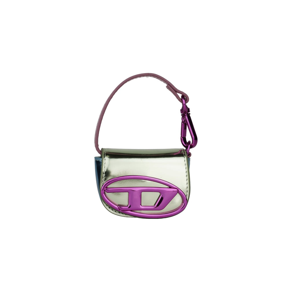 1dr Xxs Iconic bag charm in mirror leather Green