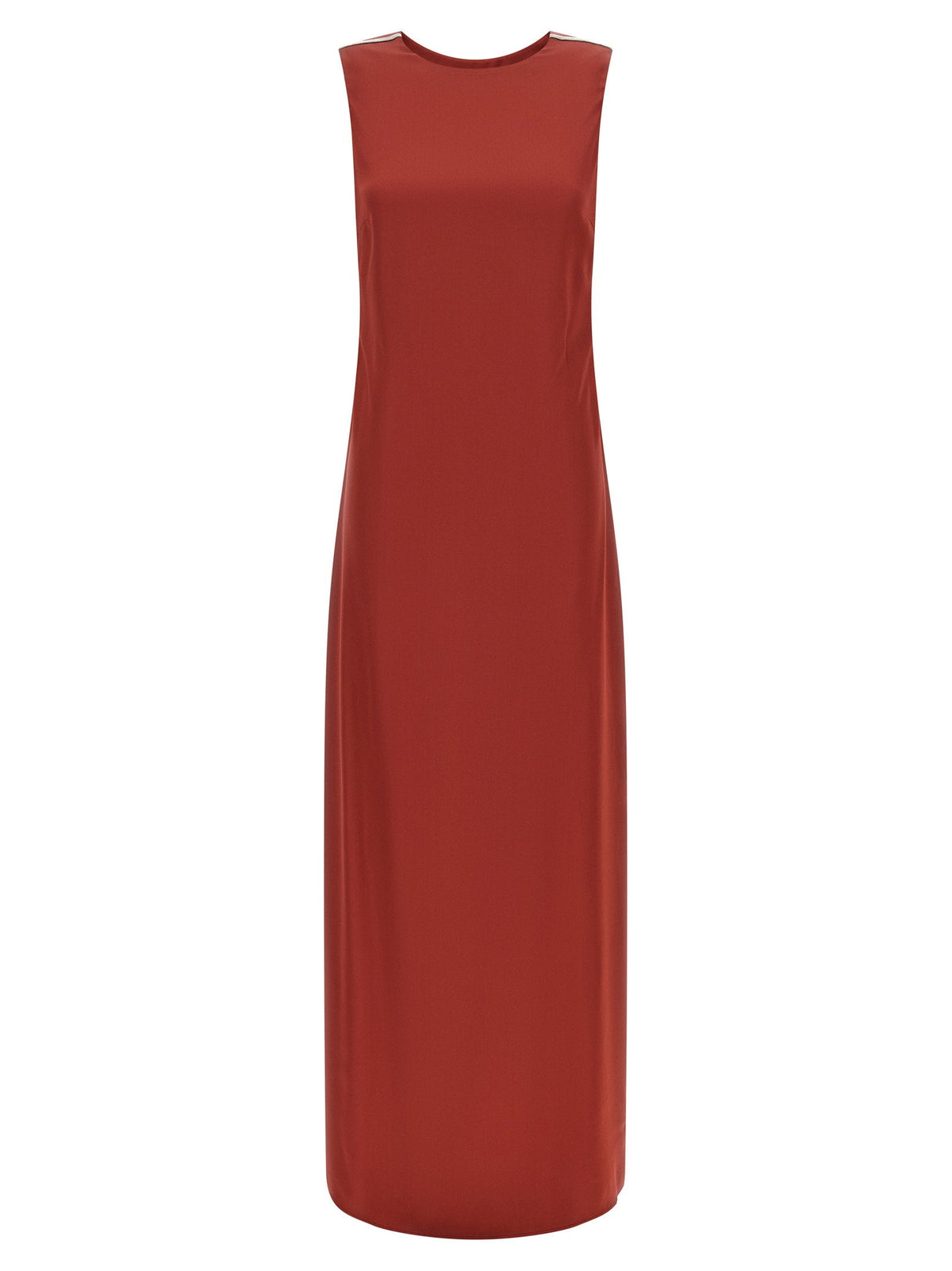 Peserico Punto Luce Dress — Rust