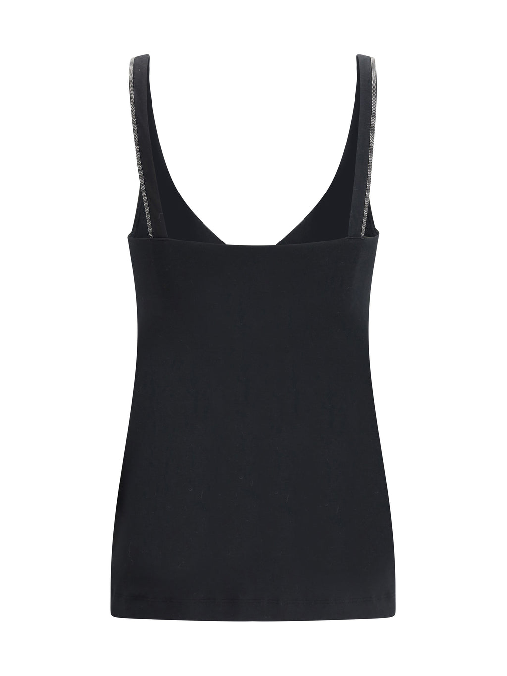 Brunello Cucinelli Jewel-Embellished Cotton Tank Top