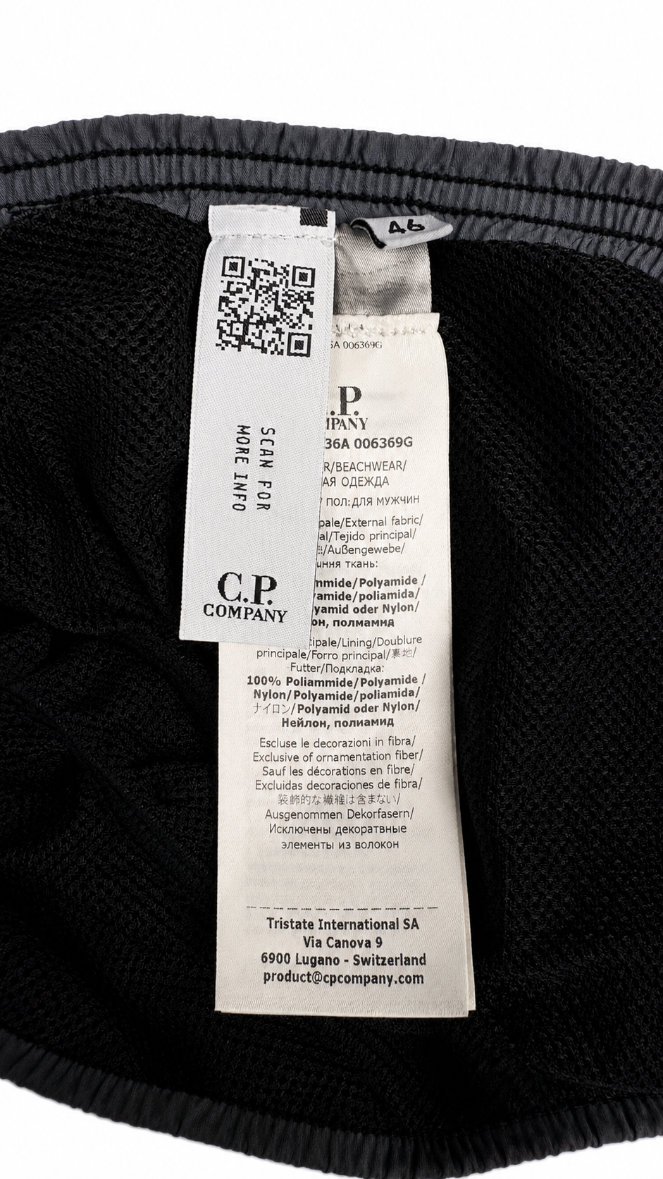 Short De Bain C.P Company - Noir - Neuf - Collection 2026