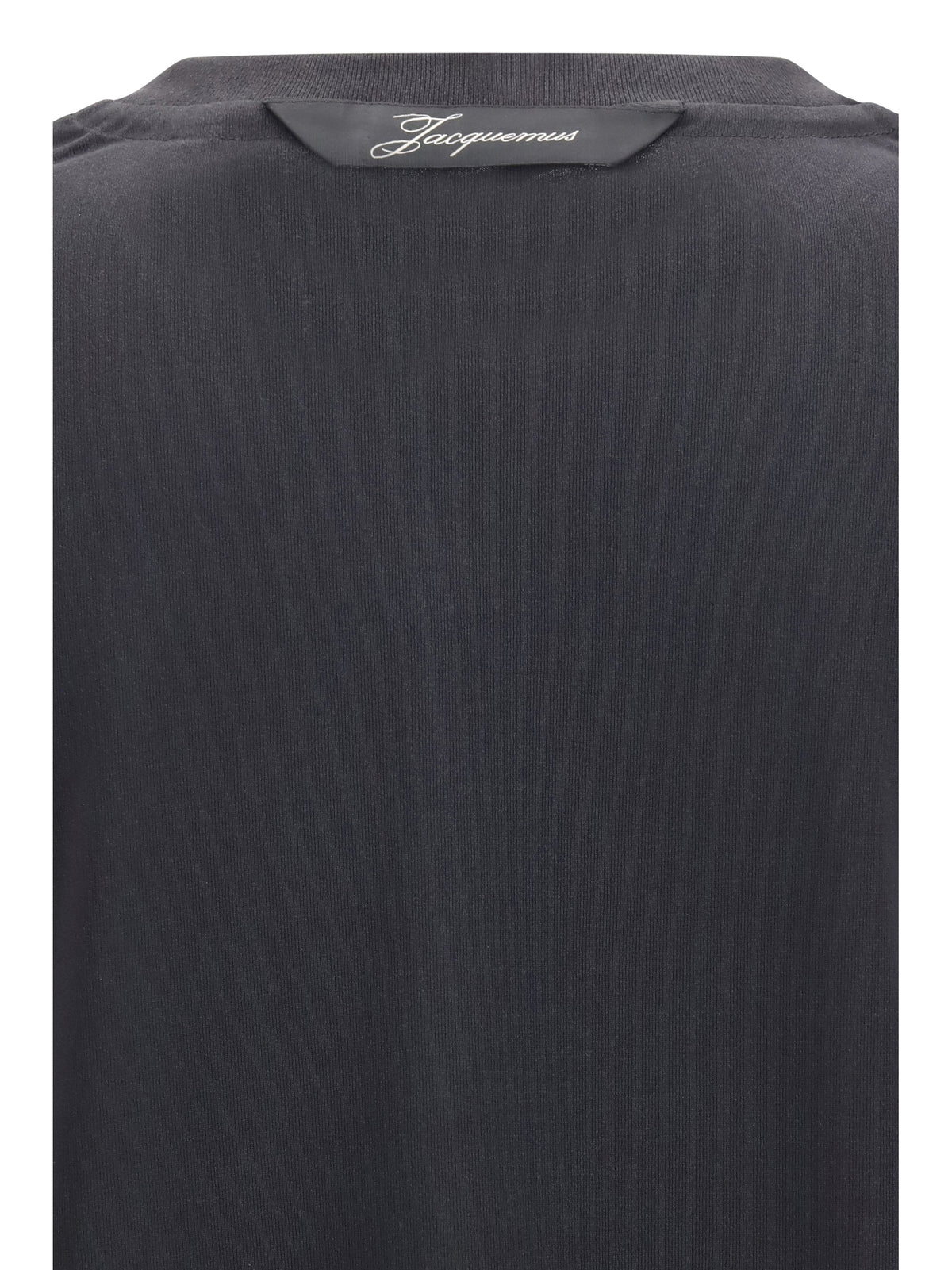 Jacquemus Rond Carré Long-Sleeve T-Shirt — Black