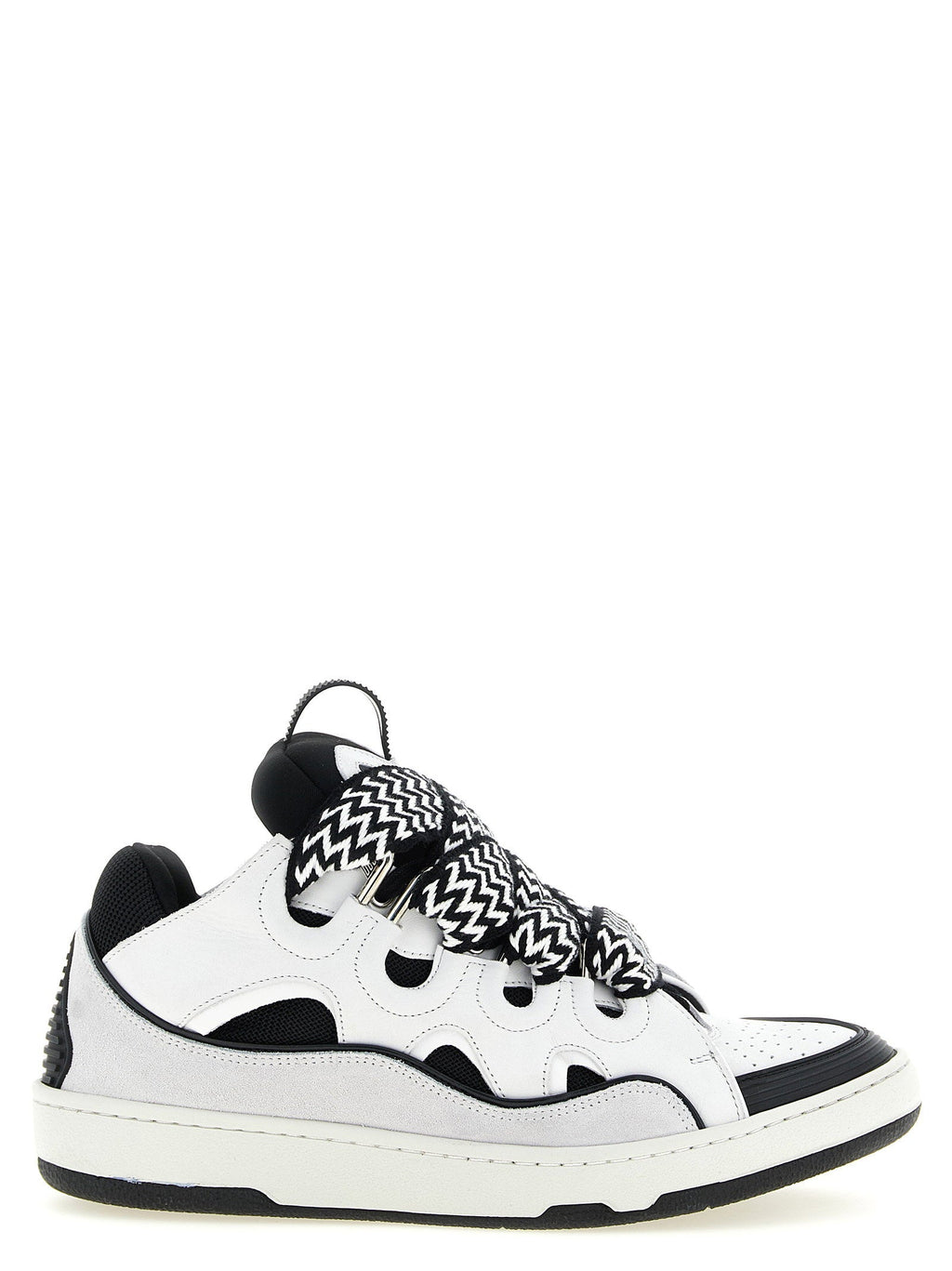 Lanvin Curb Sneakers — White