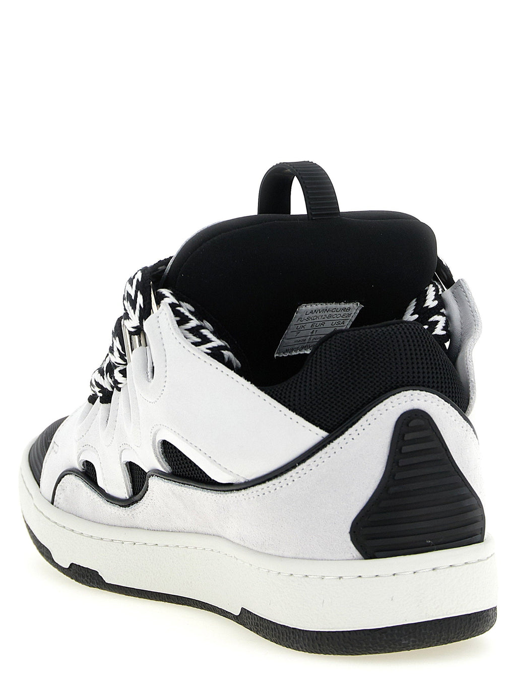 Lanvin Curb Sneakers — White