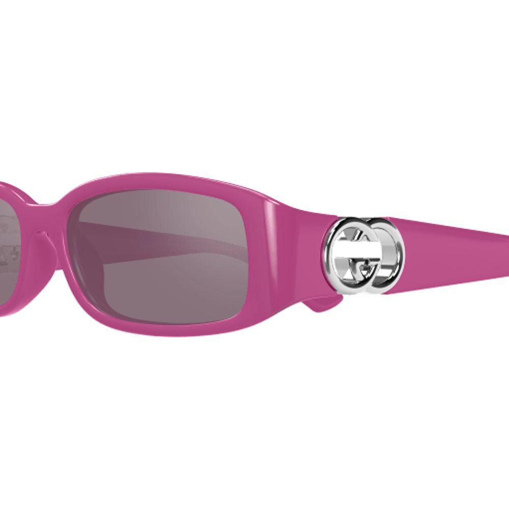Gucci Eyewear GG1661S Rectangular Frame Sunglasses — Pink