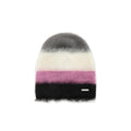 WOOL AND MOHAIR BLEND STRIPED HAT BLUEBERRY