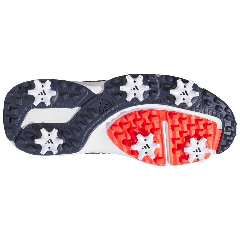 adidas Tour360 24 Boa Junior Golf Shoes - Cloud White/Collegiate Navy/Lucid Red