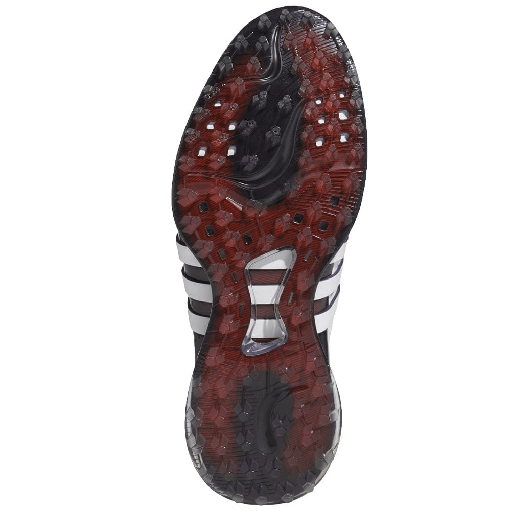 adidas Tour360 25 Waterproof Spikeless Shoes - Cloud White/Collegiate Navy/Lucid Red