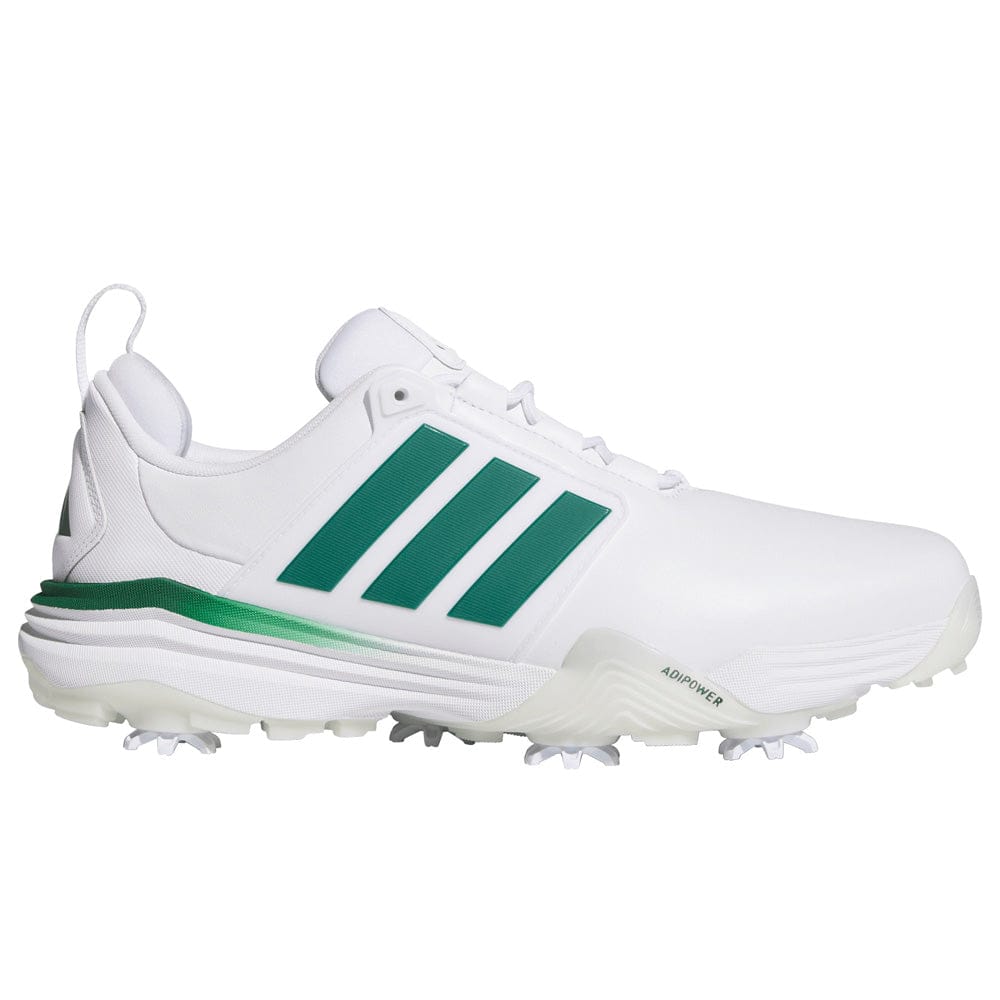 adidas Adipower 26 Waterproof Spiked Shoes - Cloud White/Collegiate Green/Crystal White