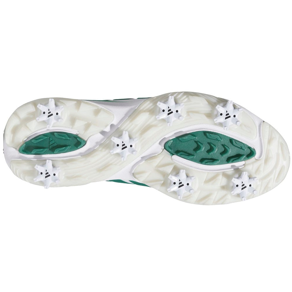 adidas Adipower 26 Waterproof Spiked Shoes - Cloud White/Collegiate Green/Crystal White