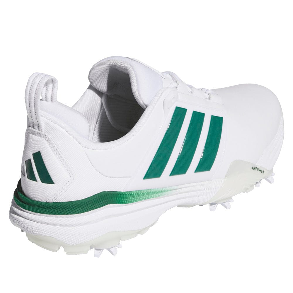 adidas Adipower 26 Waterproof Spiked Shoes - Cloud White/Collegiate Green/Crystal White
