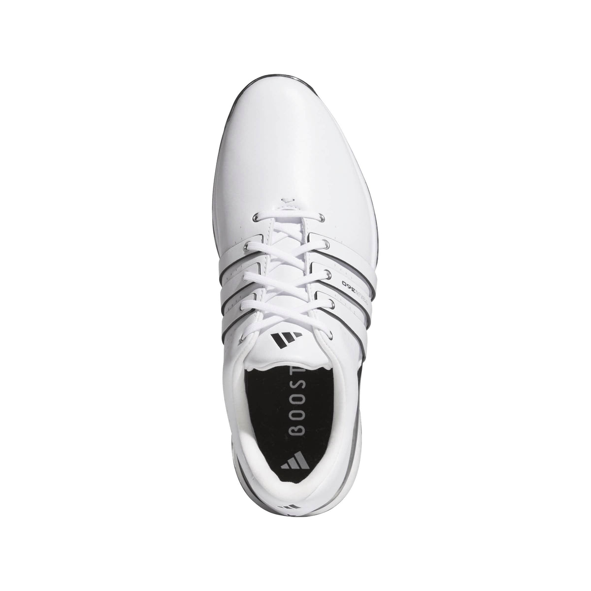 adidas Tour360 24 Spiked Waterproof Shoes - Cloud White/Core Black/Lucid Ray Blue