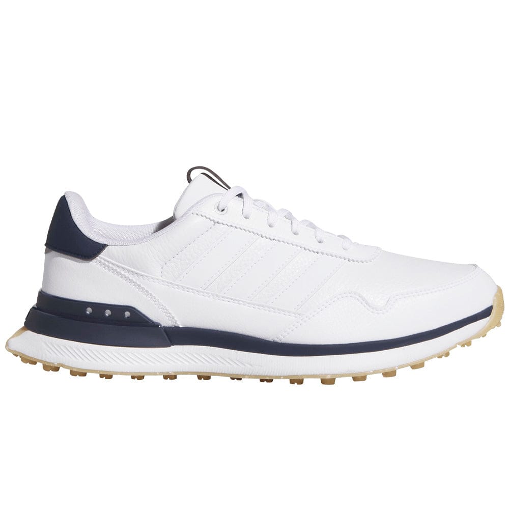 adidas S2G 26 Leather Waterproof Spikeless Shoes - Cloud White/Cloud White/Collegiate Navy