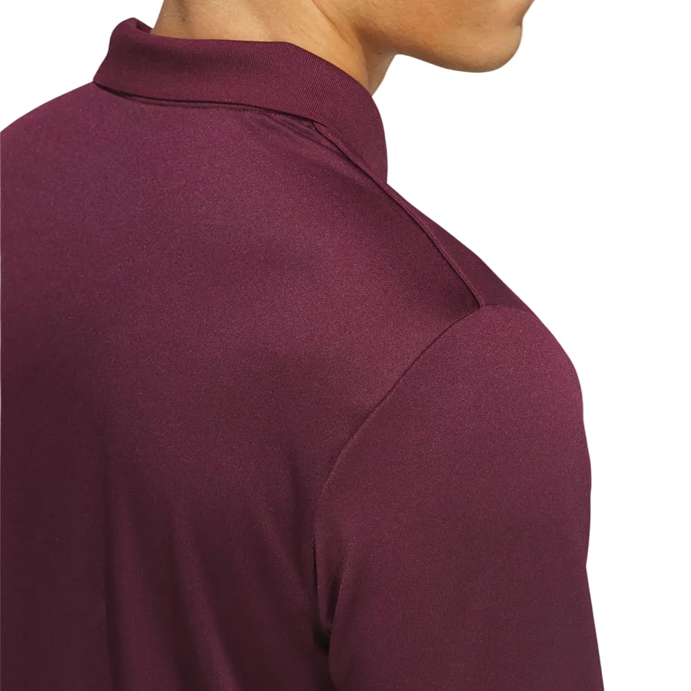 adidas Ultimate365 Cold.Rdy Long Sleeve Polo Shirt - Maroon