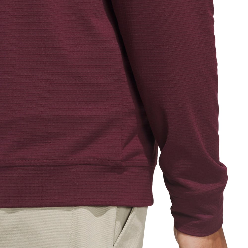 adidas Mens Ultimate365 Elevated Pullover Hoodie - Maroon