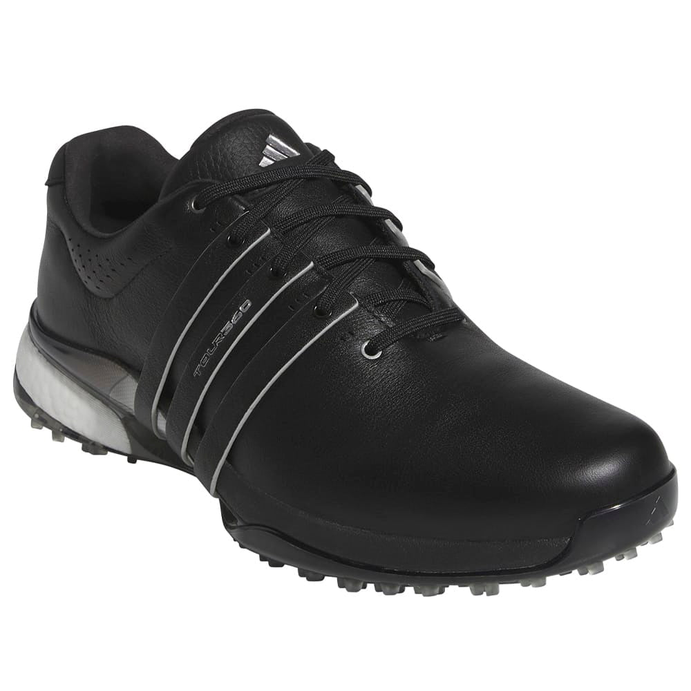 adidas Tour360 25 Spikeless Waterproof Shoes - Core Black/Silver Met./Core Black