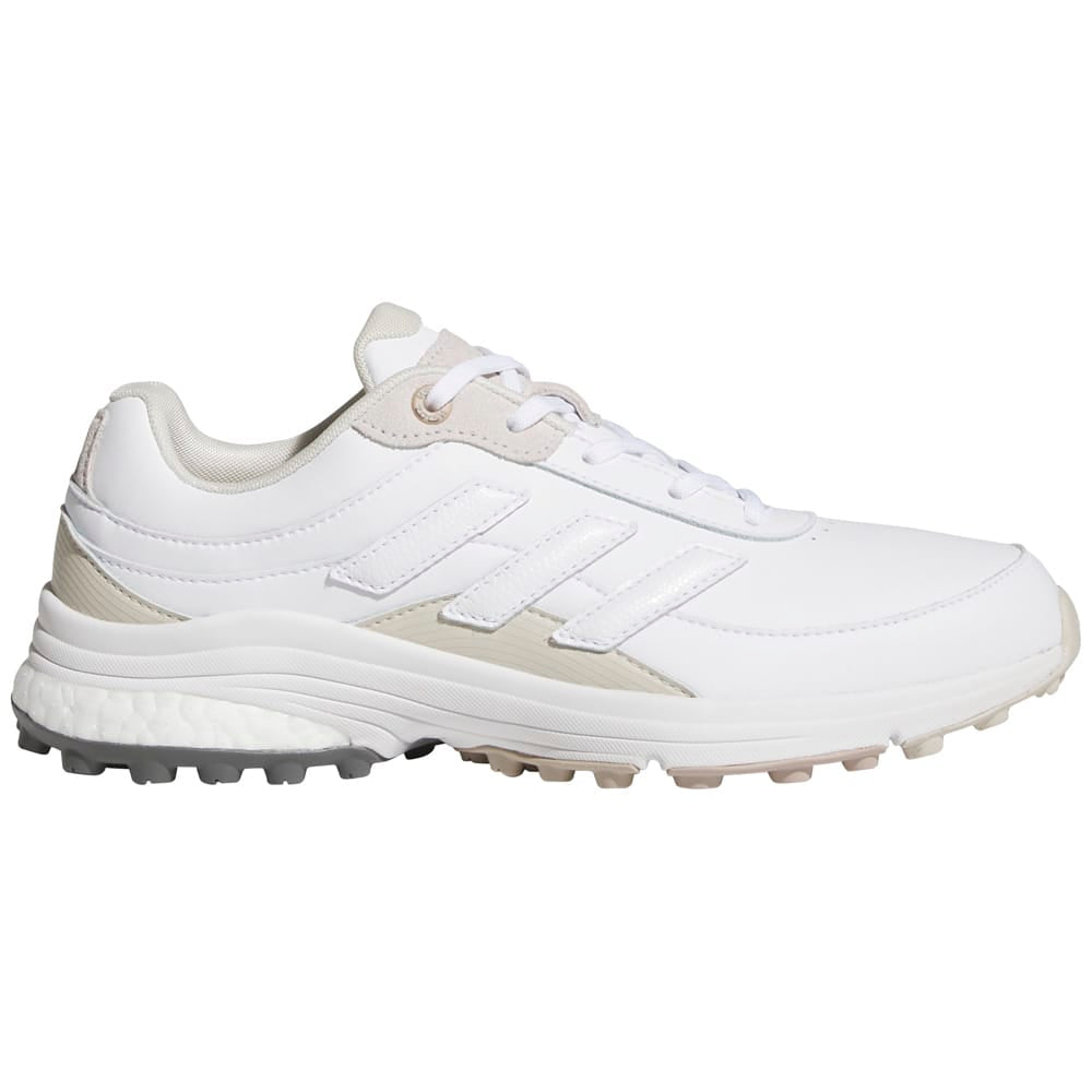 adidas Zoysia Spikeless Waterproof Ladies Shoes - White/White/Alumina