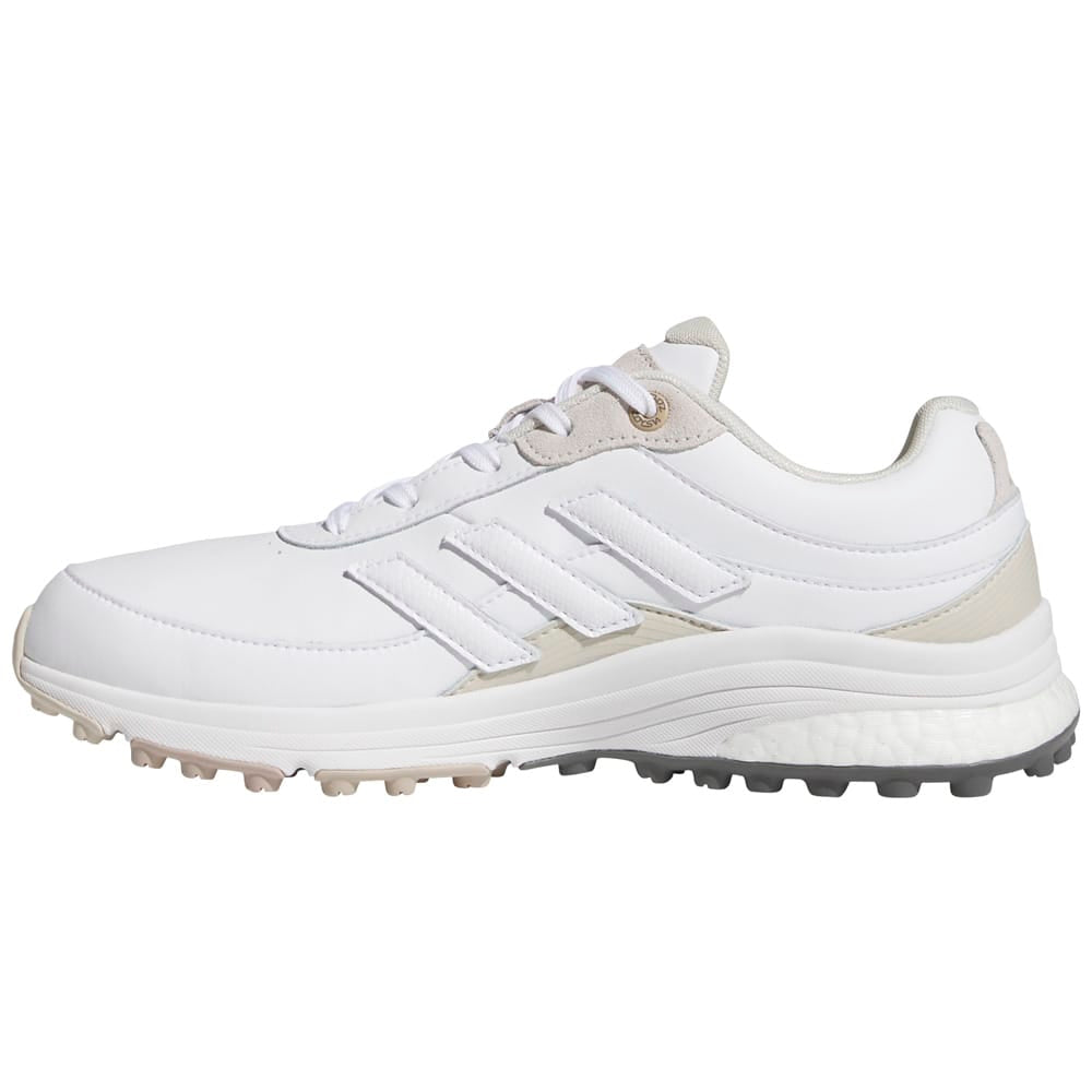 adidas Zoysia Spikeless Waterproof Ladies Shoes - White/White/Alumina