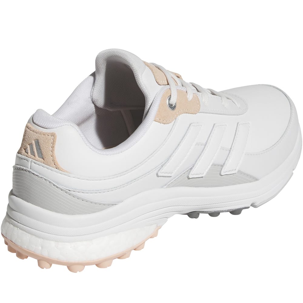 Adidas Zoysia Spikeless Waterproof Ladies Shoes - Dash Grey/Crystal White/Powder Cora