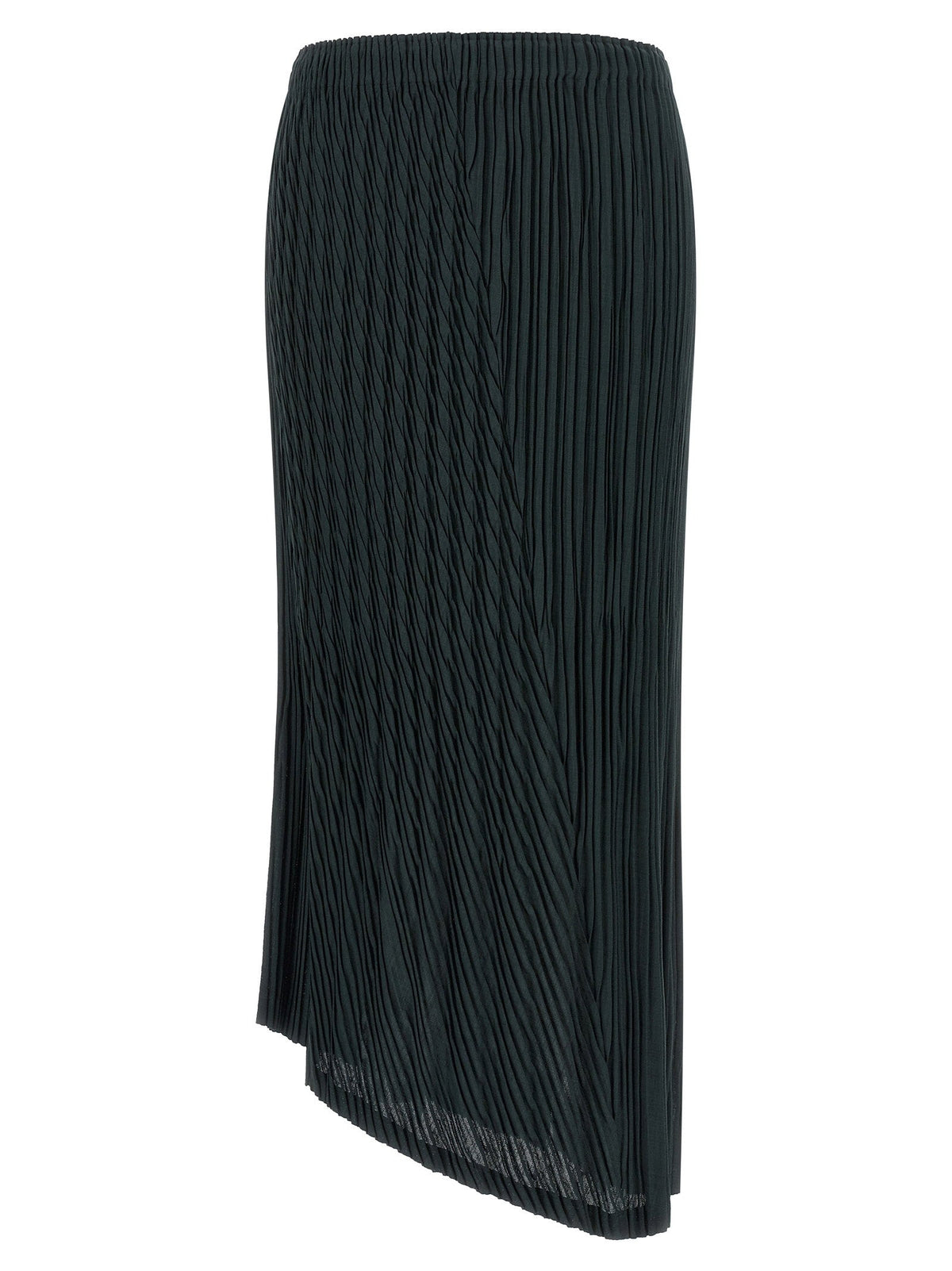 Issey Miyake Unfurling Pleats Skirt — Navy