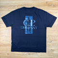 C.P. Company 30/1 Jersey Comfort Logo T-Shirt in Navy