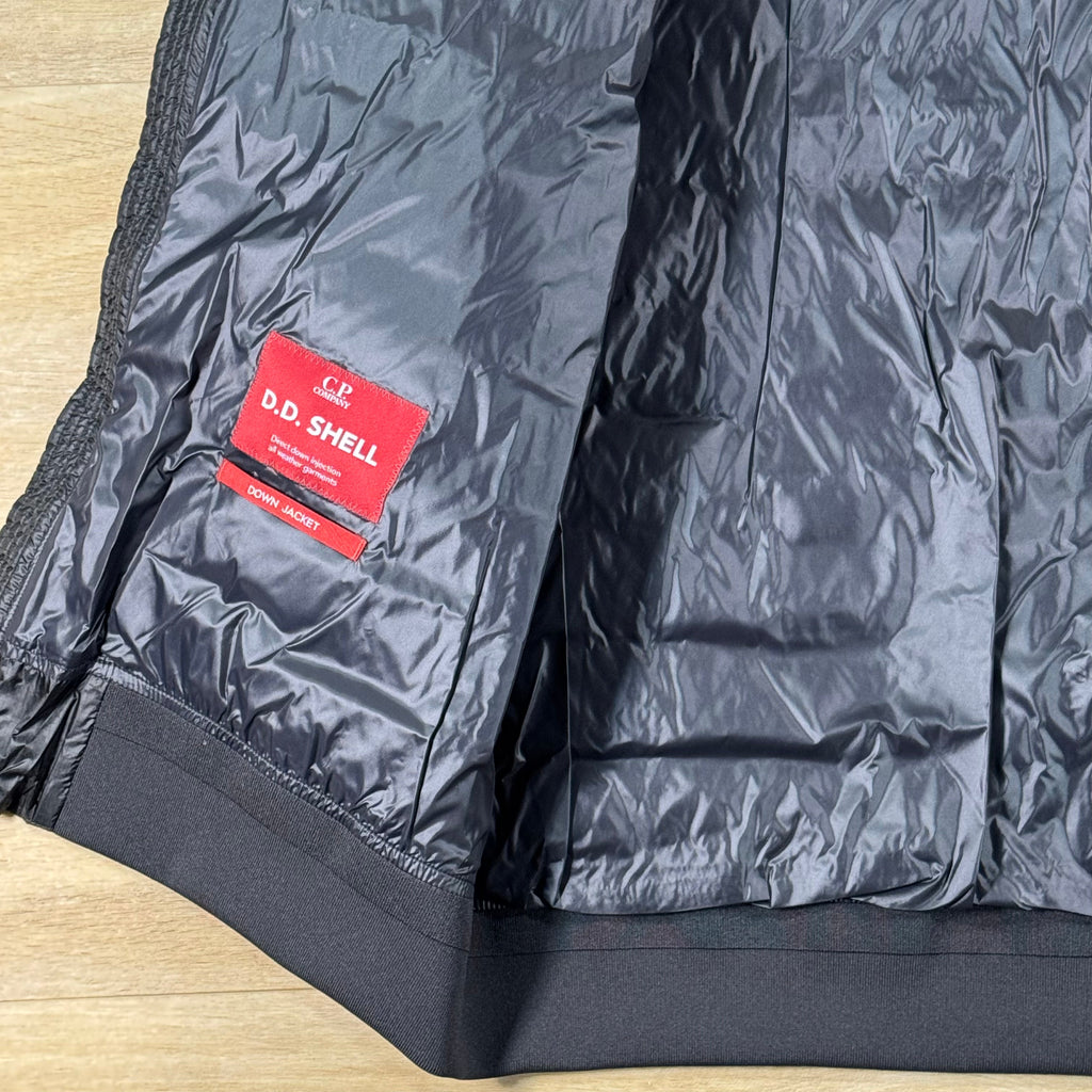 C.P. Company D.D. Shell Lens Down Jacket in Black