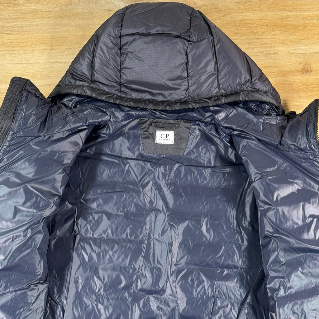 C.P. Company D.D. Shell Lens Down Jacket in Navy