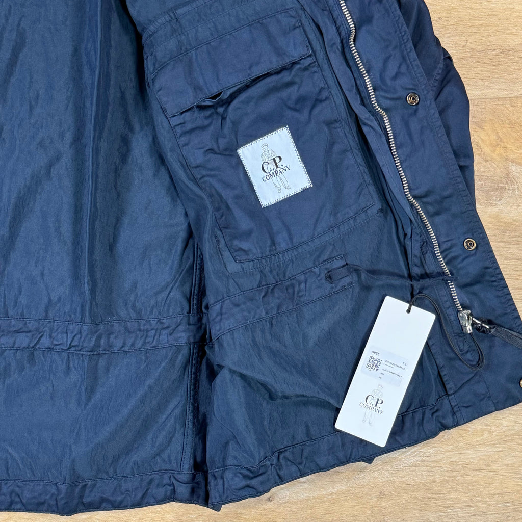 C.P. Company Raso Cinque Lens Overshirt in Midnight Navy