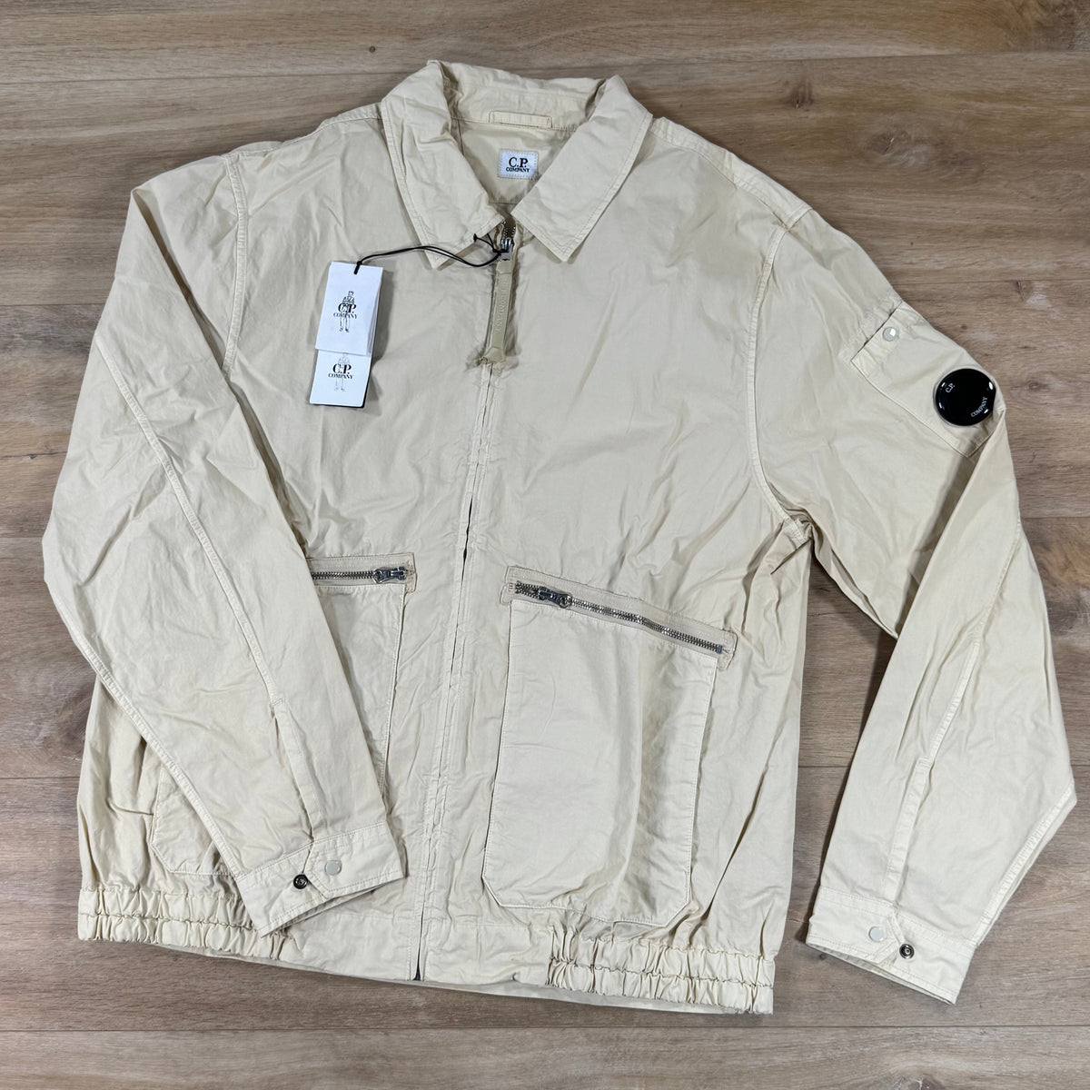 C.P. Company Micro-Reps Lens Overshirt in Frozen Dew