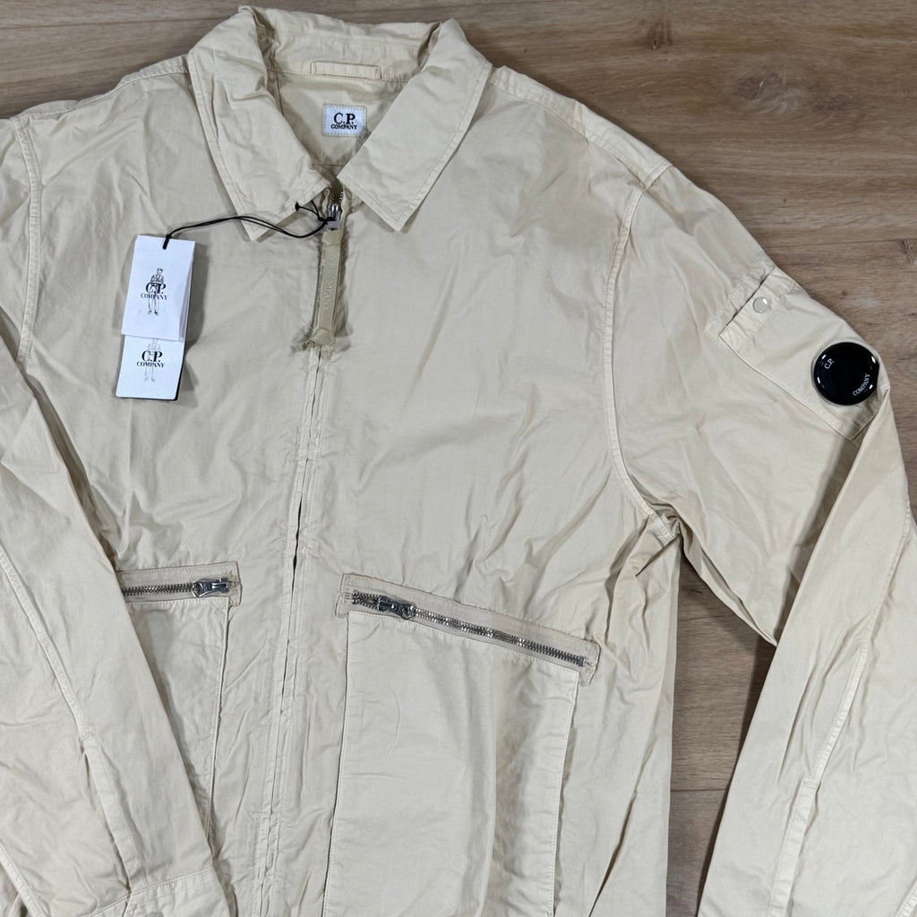 C.P. Company Micro-Reps Lens Overshirt in Frozen Dew