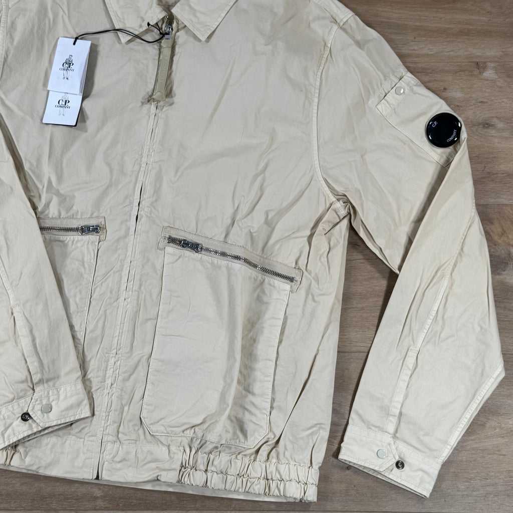 C.P. Company Micro-Reps Lens Overshirt in Frozen Dew