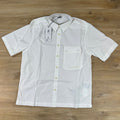 C.P. Company Popline Short-Sleeve Shirt in Gauze White