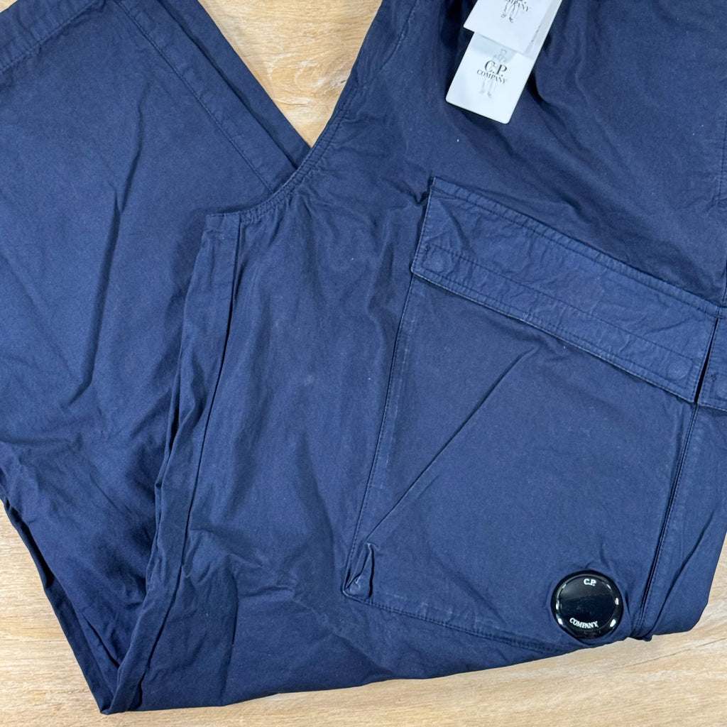C.P. Company Micro-Reps Boxy Lens Pants in Midnight Navy