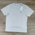 C.P. Company 30/1 Jersey Logo Patch T-Shirt in Frozen Dew