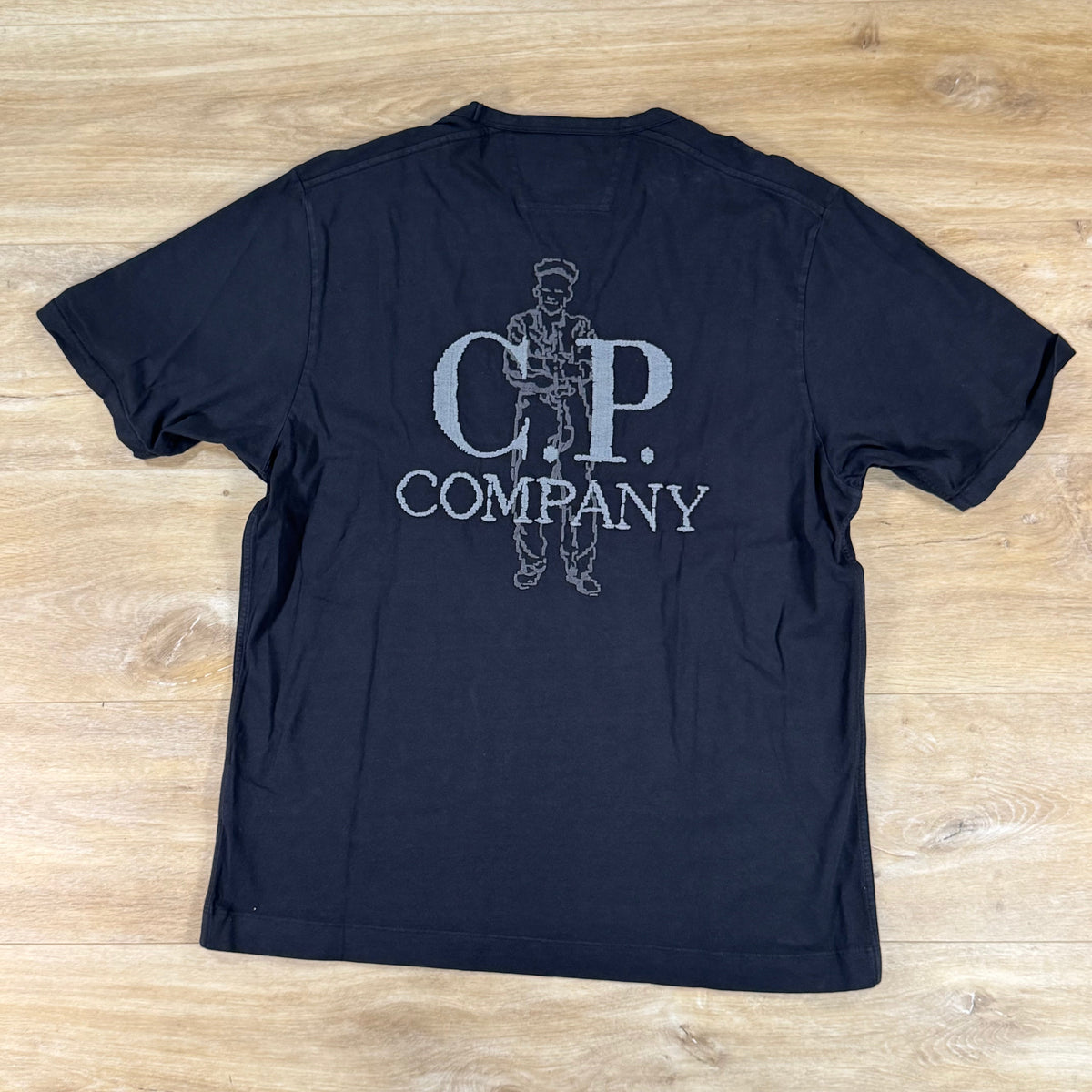 C.P. Company 1020 Jersey Embroidery T-Shirt in Black