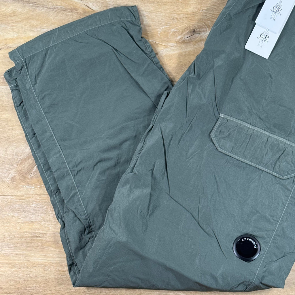 C.P. Company Chrome-R Regular Lens Cargo Pants in Castor Grey