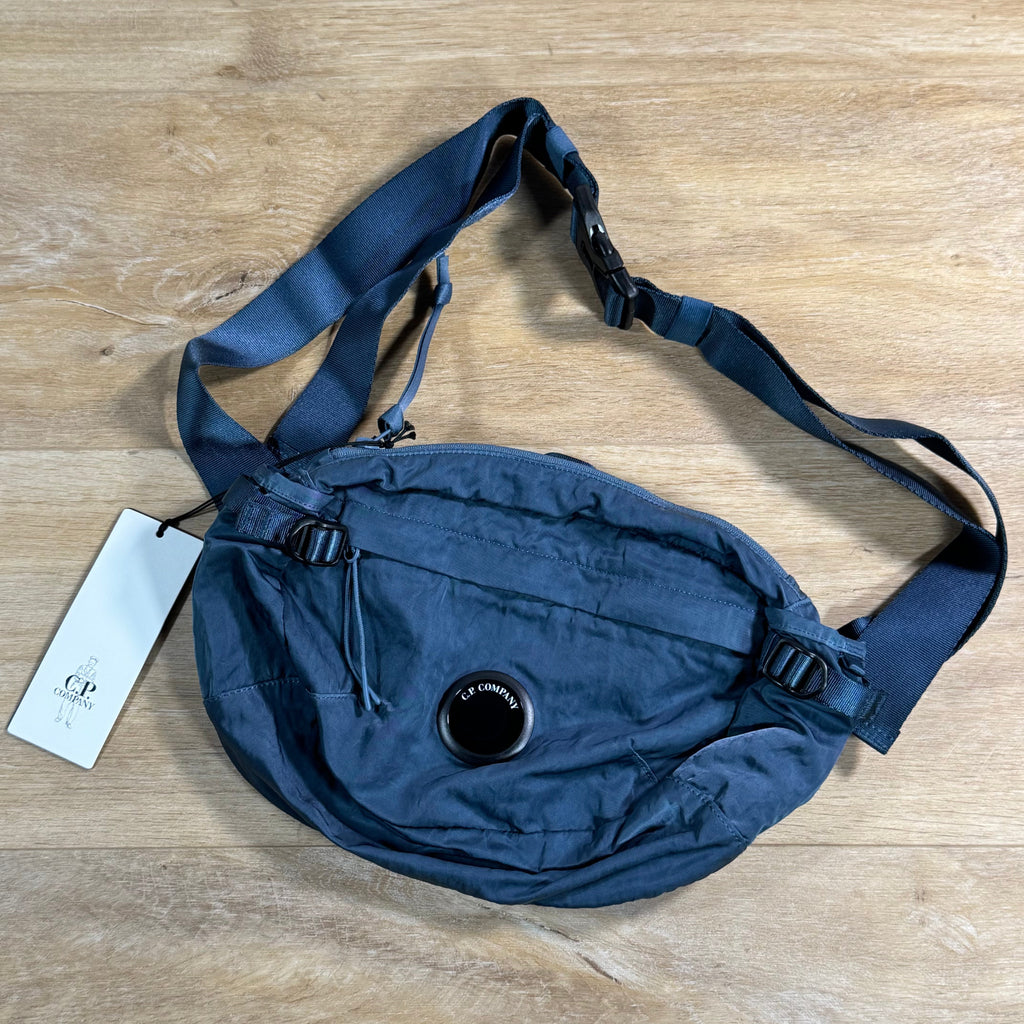 C.P. Company Nylon B Lens Waist Bag in Orion Blue