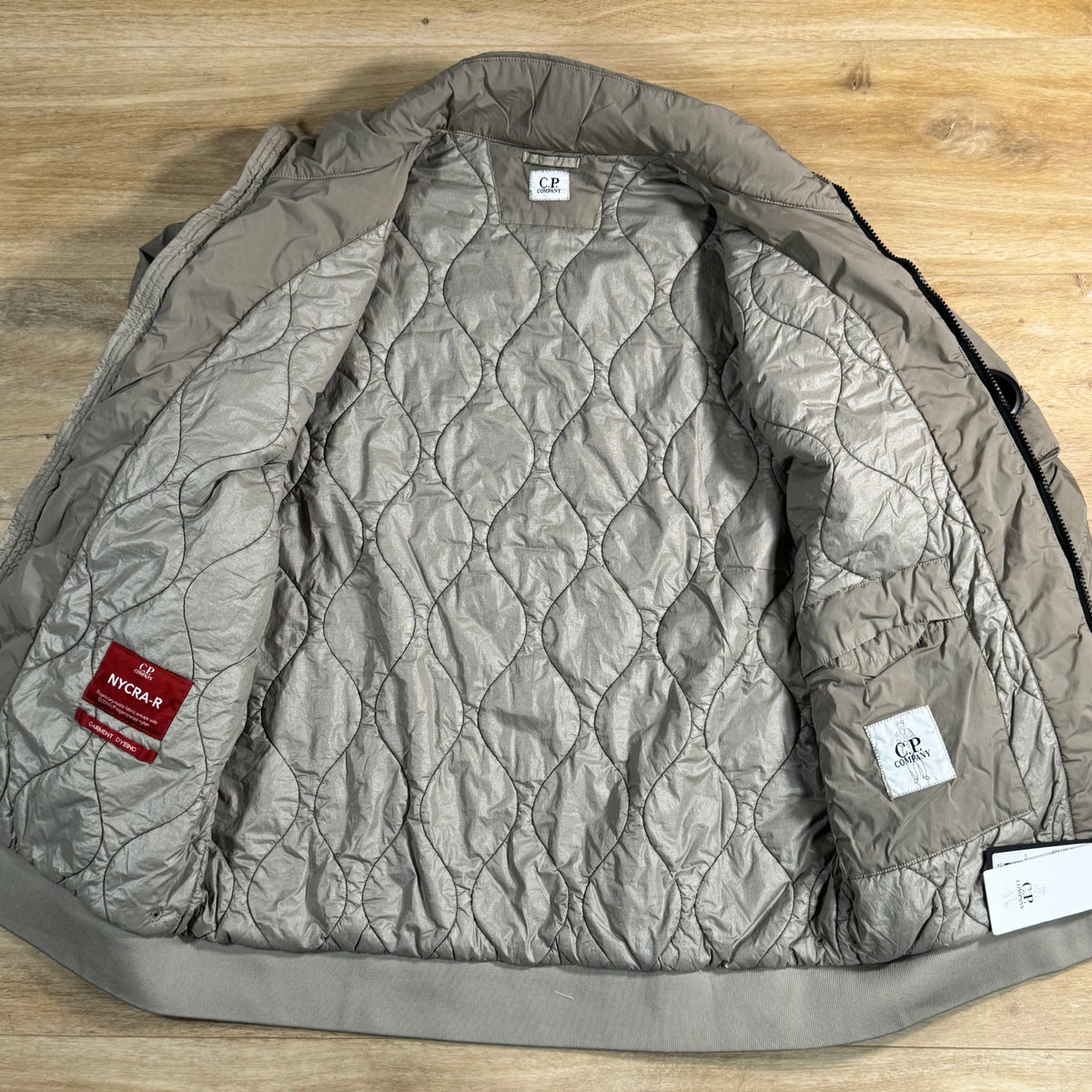 C.P. Company Nycra Lens Jacket in Fallen Rock - Beige