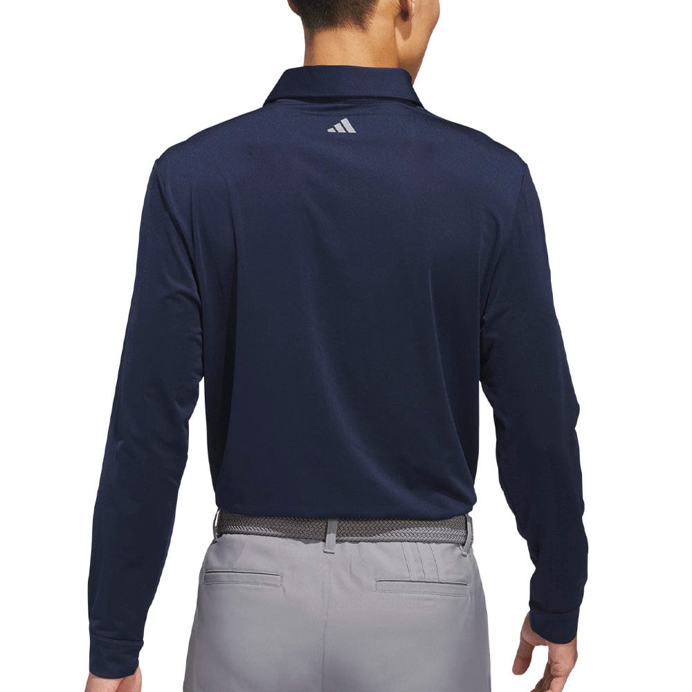 adidas Core Long Sleeve Polo Shirt - Collegiate Navy