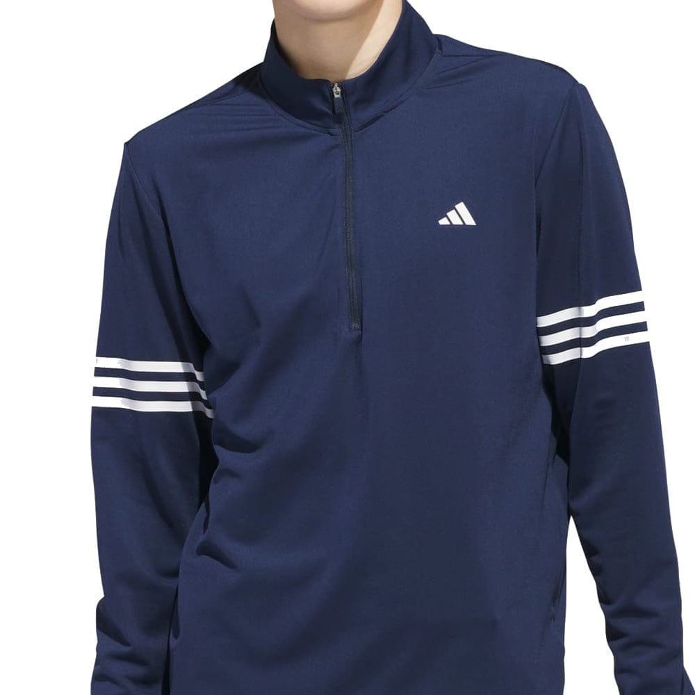 adidas 3-Stripes Half-Zip Top - Collegiate Navy