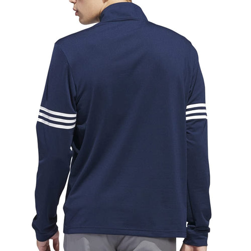 adidas 3-Stripes Half-Zip Top - Collegiate Navy