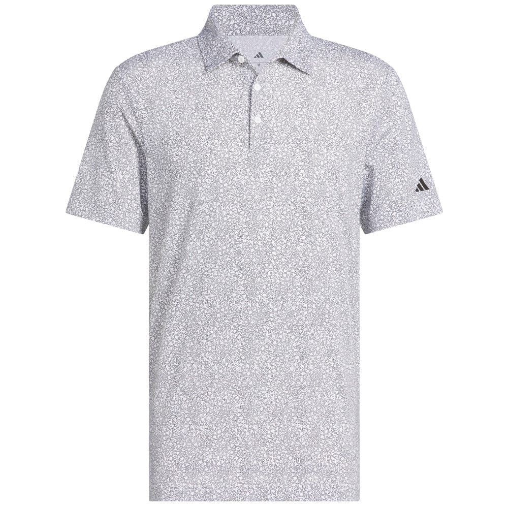 adidas Ultimate365 Mini Bunker Polo Shirt - White/Black