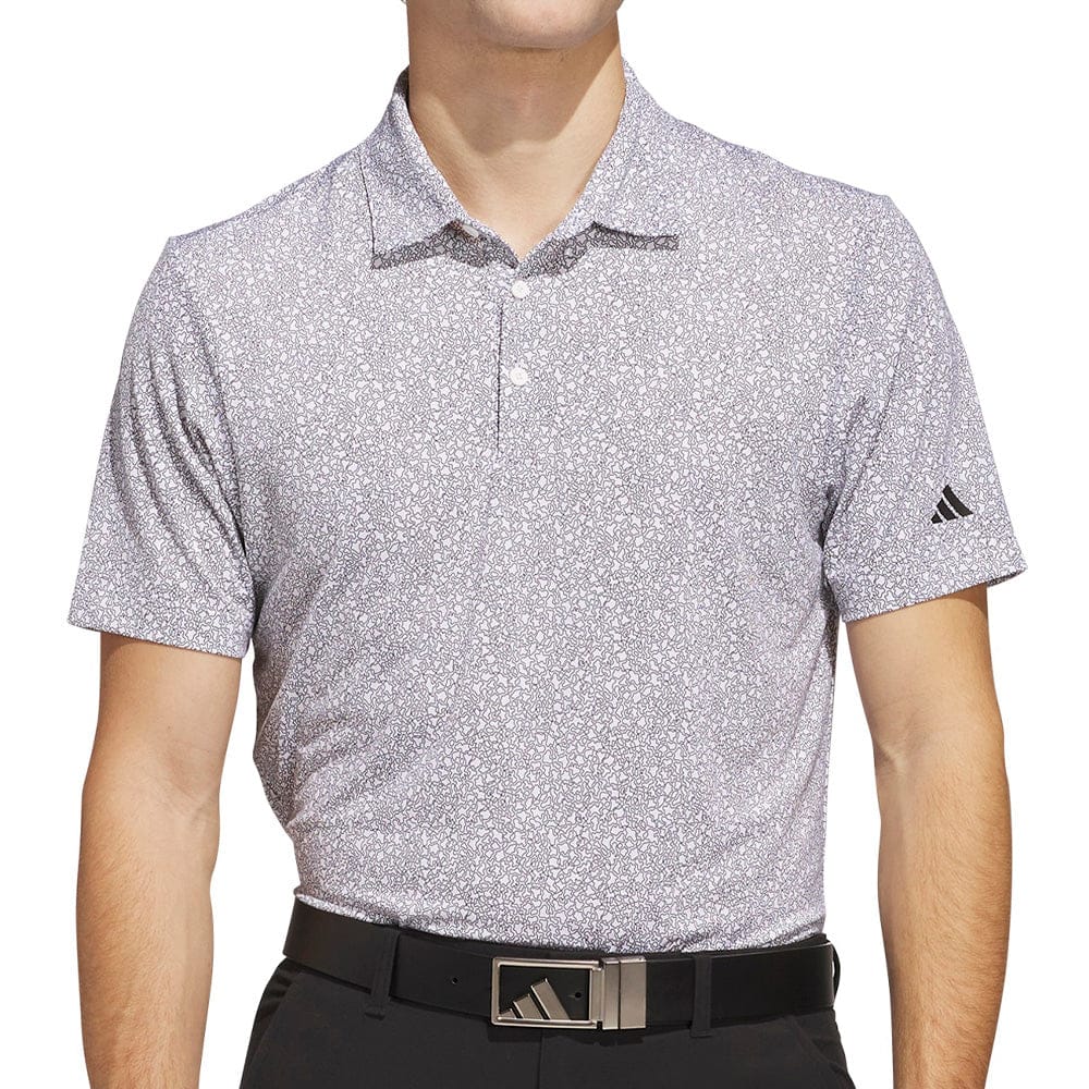 adidas Ultimate365 Mini Bunker Polo Shirt - White/Black