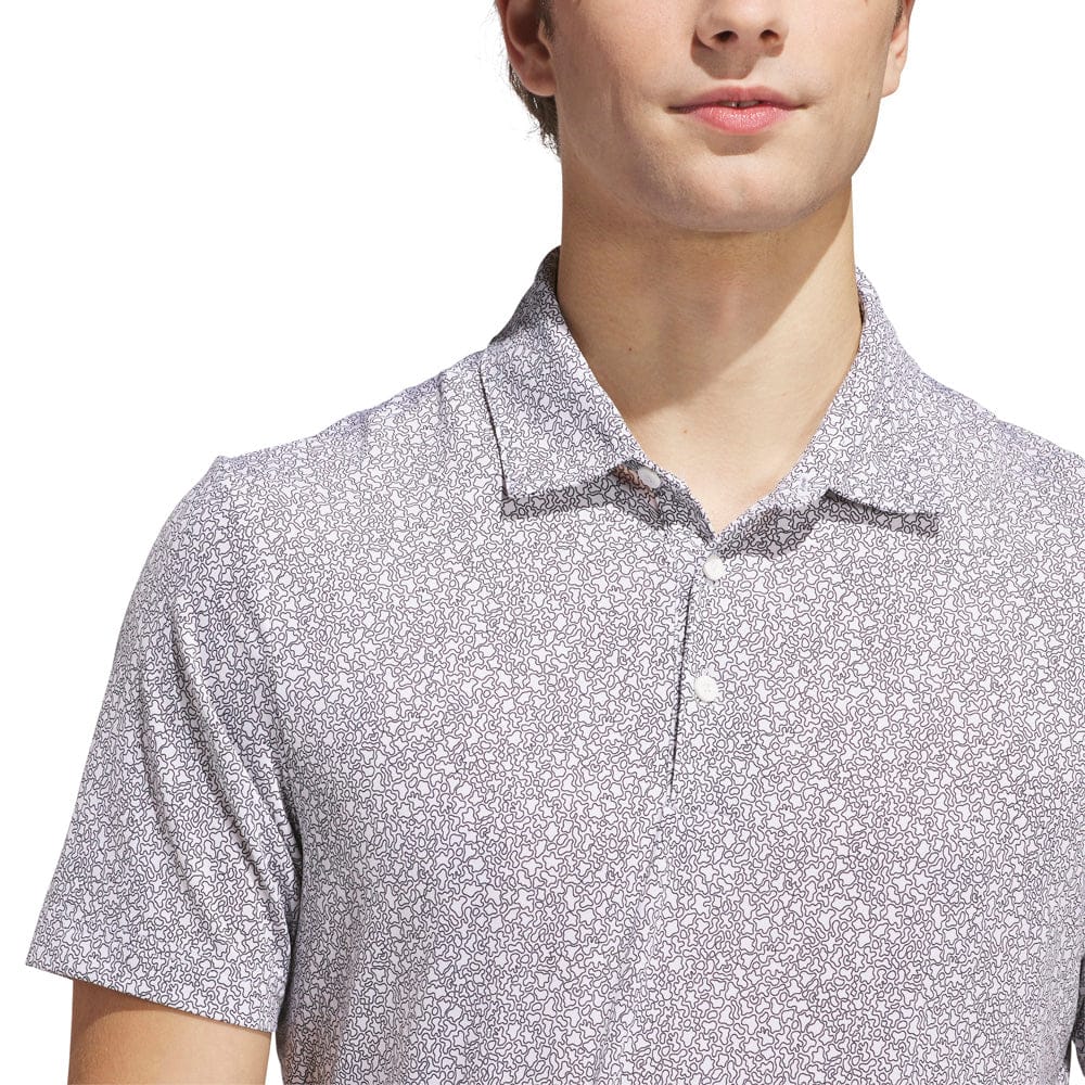 adidas Ultimate365 Mini Bunker Polo Shirt - White/Black