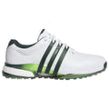 adidas Tour360 25 Spikeless Waterproof Shoes - Ftwr White/Aurora Ivy/Lime Burst